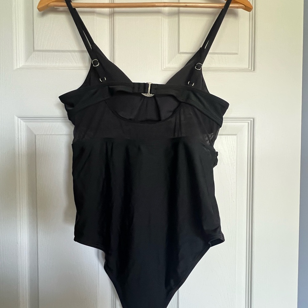 Black One-Piece Swimsuit